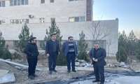 در آستانه تشییع 300 شهید گمنام دفاع مقدس در کشور ، بازدید رئیس دانشگاه از پروژه یادمان شهدا در پردیس دانشگاه