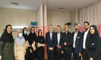 دیدار استاندار ، امام جمعه فردیس و رئیس دانشگاه با پرستاران بیمارستان فردیس به مناسبت هفته پرستار