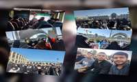 حضور کارکنان و دانشجویان دانشگاه علوم پزشکی البرز در نمازجمعه نصر