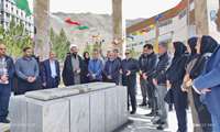 تجدید میثاق دانشگاهیان علوم پزشکی البرز با شهدا در آستانه نبرد سرنوشت‌ساز جبهه حق